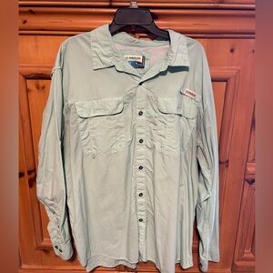 Magellan Outdoors Laguna Madre long sleeve shirt - size XL - Mint